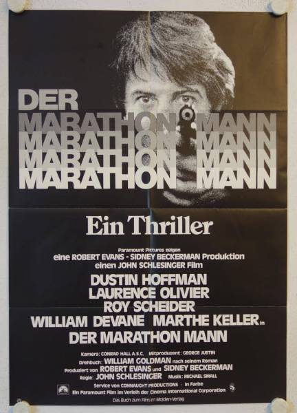 The Marathon Man original release german movie poster